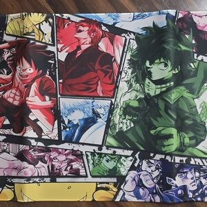 Anime Character Collage Xl Desk Mat 15.7 X 35.4in